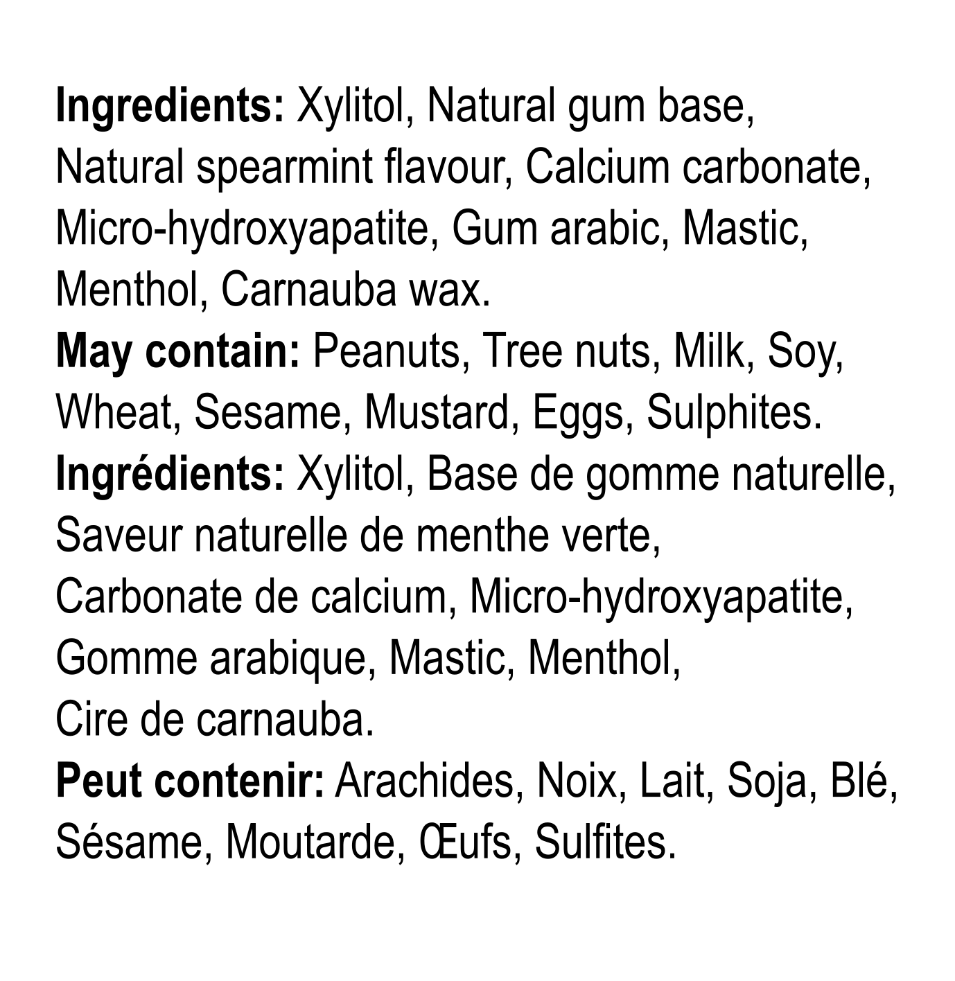 Spearmint Gum